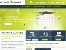 Tablet Screenshot of amarris.fr